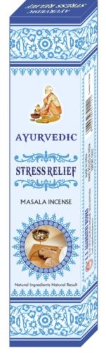 Ayurvedic Indické vonné tyčinky Stress Relief 16g