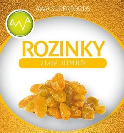 AWA superfoods Rozinky zlaté JUMBO 1000g