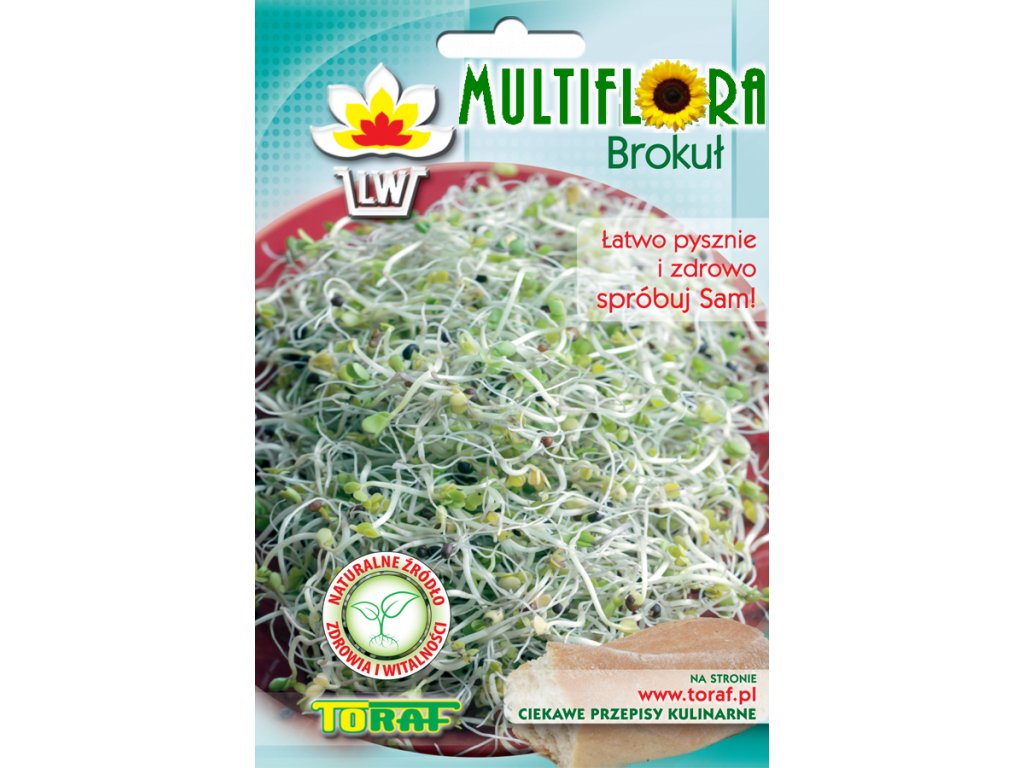 Toraf, MULTIFLORA Brokolice - semena na klíčky 10g