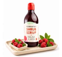 Sirup Shrub FEERMATO malina a máta 340 ml Sirup Shrub FEERMATO malina a máta 340 ml
