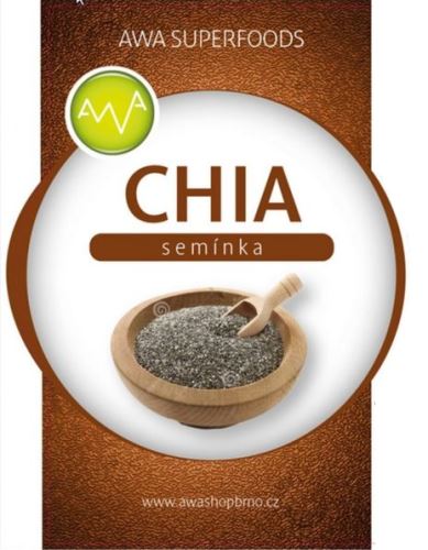 AWA supefoods Chia semínka 1000 g 2 ks + dárek