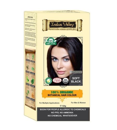 BIO organic Henna Organická barva na vlasy Soft Black