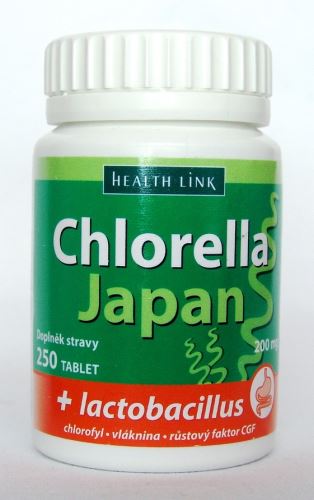Chlorella Japan + lactobacillus 250 tbl.