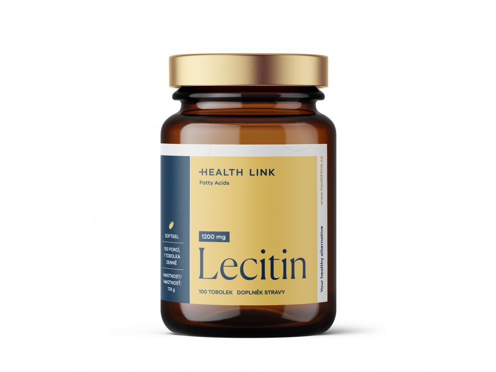 HEALTH LINK Lecitin 1200mg softgel 174g tobolky, 100ks