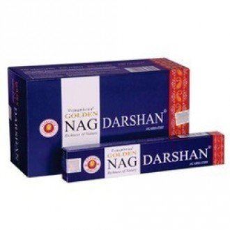 Indické vonné tyčinky Golden Nag Darshan 15g