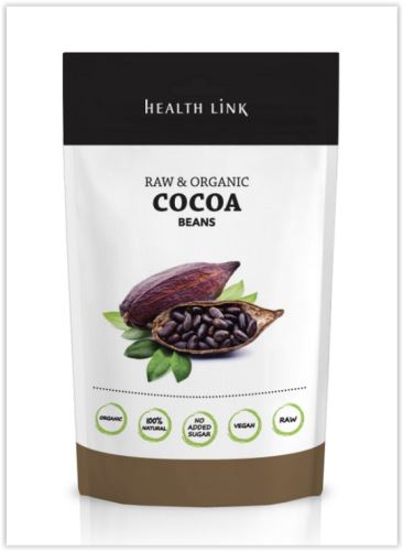 Health link nepražené kakaové boby RAW  BIO 250g