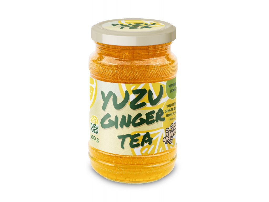 Yuzu, MEDICAL & PHARMA PROMOTION Yuzu Ginger tea 500g - sklo