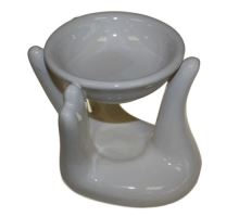 Aromalampa Ruka bílá