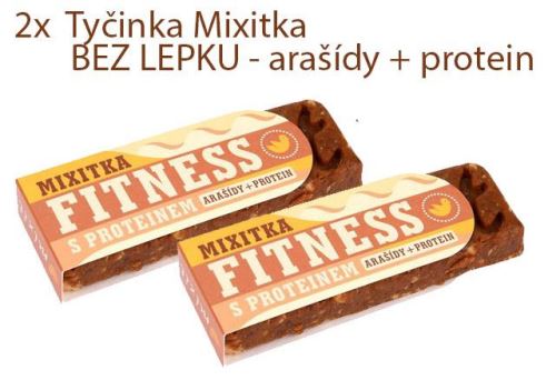 Mixitka BEZ LEPKU - arašídy + protein - 2 x