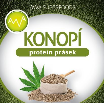 AWA superfoods konopný proteinový prášek 250g