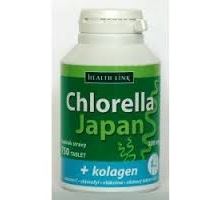 Health Link Chlorella Japan + kolagen 750 tbl.