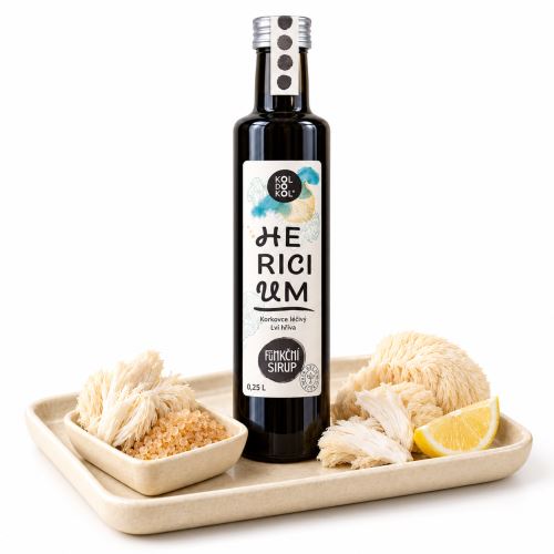 Sirup KOLDOKOL Hericium  funkční sirup z korálovce ježatého 250 ml