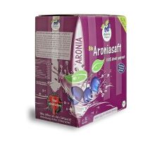 Arónie BIO (černý jeřáb, jeřabina), 100 % přímo lisovaná šťáva, 3 litry Arónie BIO (černý jeřáb, jeřabina), 100 % přímo lisovaná šťáva, 3 litry