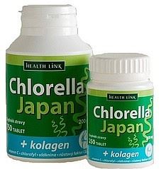 Health Link Chlorella Japan + kolagen 250 tbl.