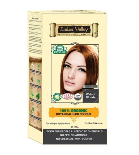 BIO organic Henna Organická barva na vlasy Walnut Blonde