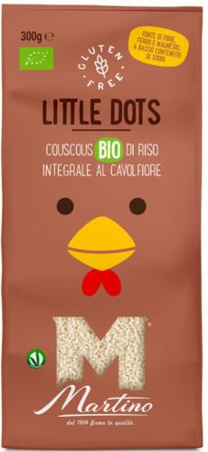 Martino BIO Couscous pro děti - hnědá rýže a květák, 300g