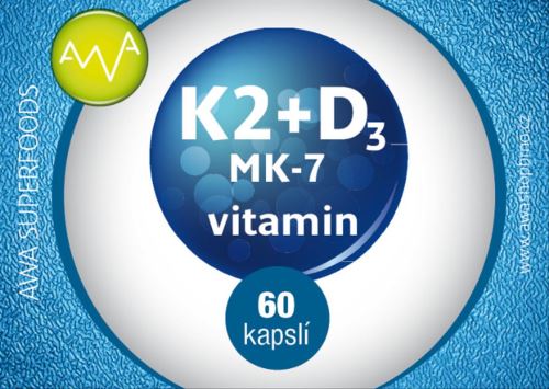 AWA superfoods vitamin K2 MK-7+ D3 60 tablet