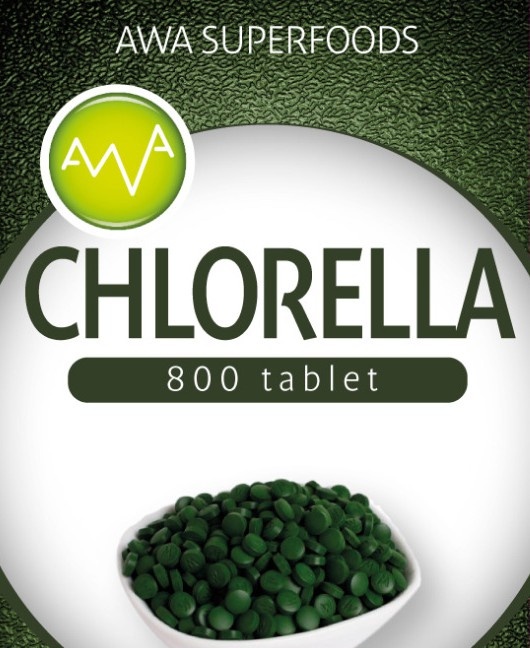 AWA superfoods Chlorella 200 g 800 tbl.
