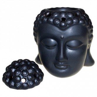 Aromalampa Hlava Buddha černá