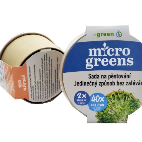 Pěstební set microgreens Brokolice