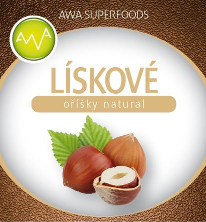 AWA superfoods Lískové oříšky natural 1000g
