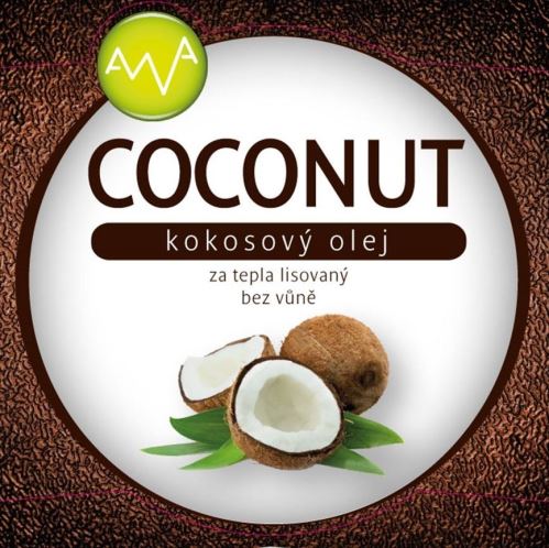 AWA superfoods Kokosový olej COCONUT 1000ml 3 kusy