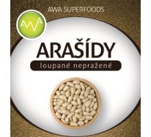AWA superfoods arašídy loupané nepražené 1000g AWA superfoods arašídy loupané nepražené 1000g