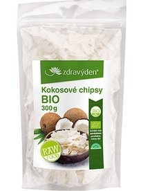 Zdravý den Kokosové chipsy Bio Raw 300 g
