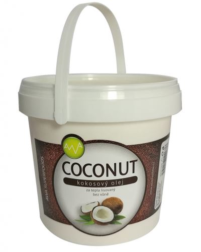 AWA superfoods Kokosový olej COCONUT 1000ml + dárek