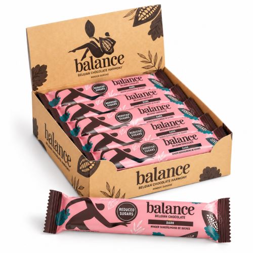 BALANCE tyčinka  hořká čokoláda 35g bez cukru