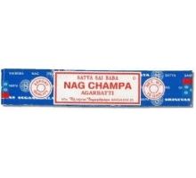 Indické vonné tyčinky Sai Baba Nag Champa 15g Indické vonné tyčinky Sai Baba Nag Champa 15g