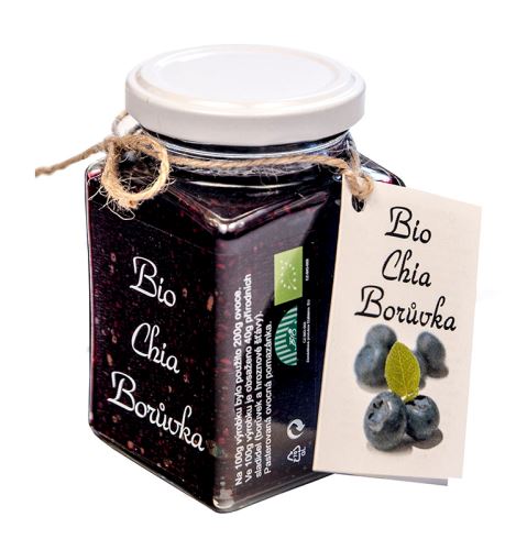 Džem Chia borůvka BIO 260 g