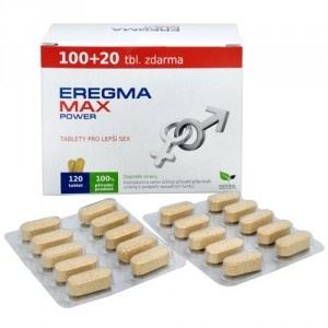 Natural Medicaments Eregma MAX power 100 tbl. + 20 tbl. ZDARMA