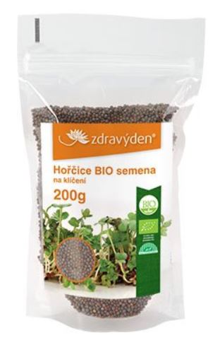 Hořčice BIO - semena na naklíčení 200g