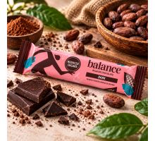 BALANCE tyčinka  hořká čokoláda 35g bez cukru (2)