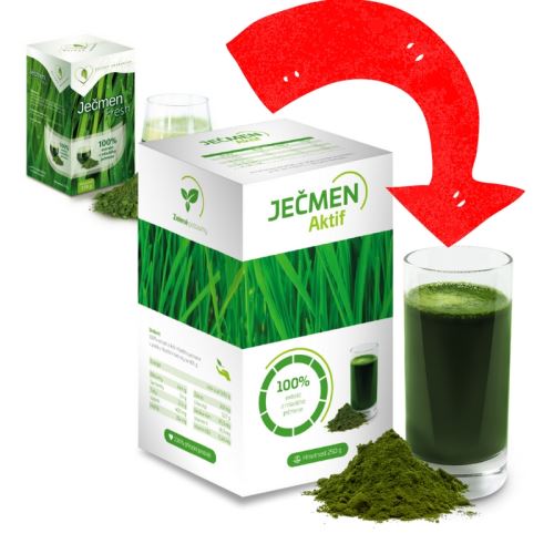 Dávkování Zelený ječmen, mladá pšenice a Chlorella