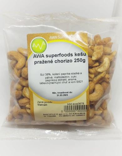 AWA superfoods kešu pražené chorizo 250g