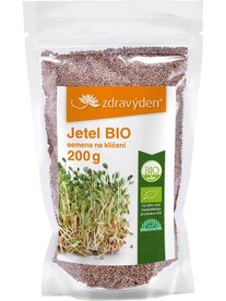 Aspen team s.r.o, Zdravý den Jetel semena na klíčení BIO 200 g