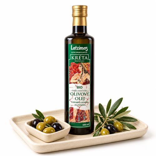 LATZIMAS BIO extra panenský olivový olej Kréta 500 ml