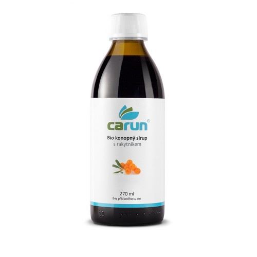 Konopný sirup  s rakytníkem BIO 270 ml