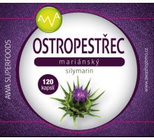 AWA superfoods Ostropestřec mariánský 120 kapslí
